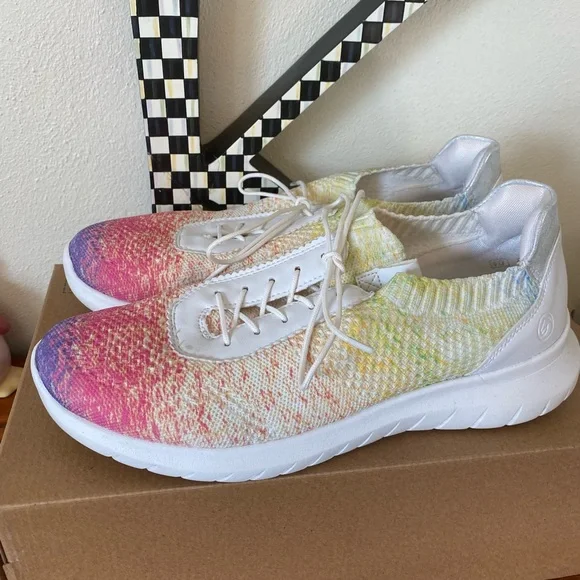 Remonte Ophelia 04 Rainbow Comfort Sneaker R5704-90 Size 40 Almost New In Box! - Picture 2 of 13